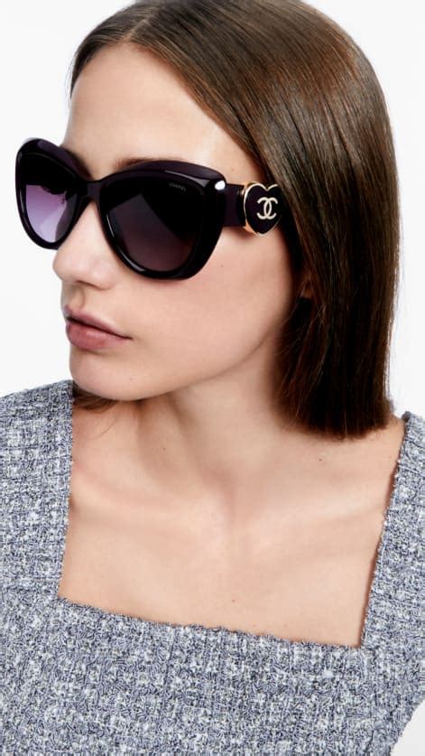 women's chanel sunglasses|chanel sunglasses with clear sides.